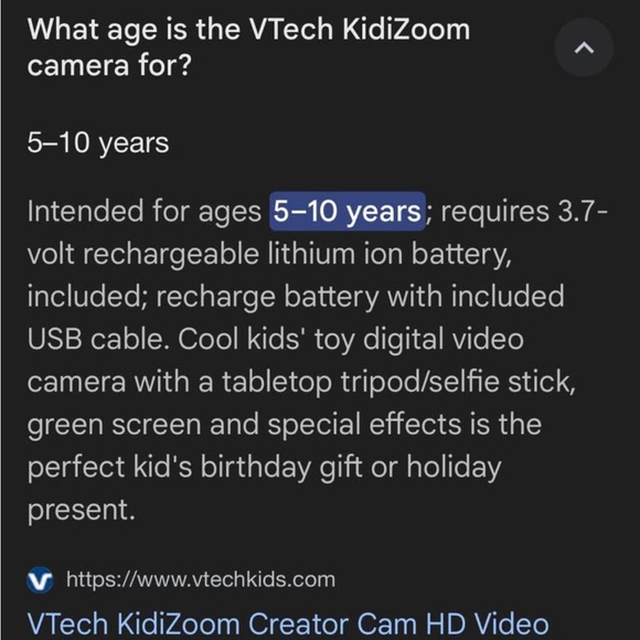 VTech Kidizoom Red Simulated Camera with Tripod - Picture 5 of 5